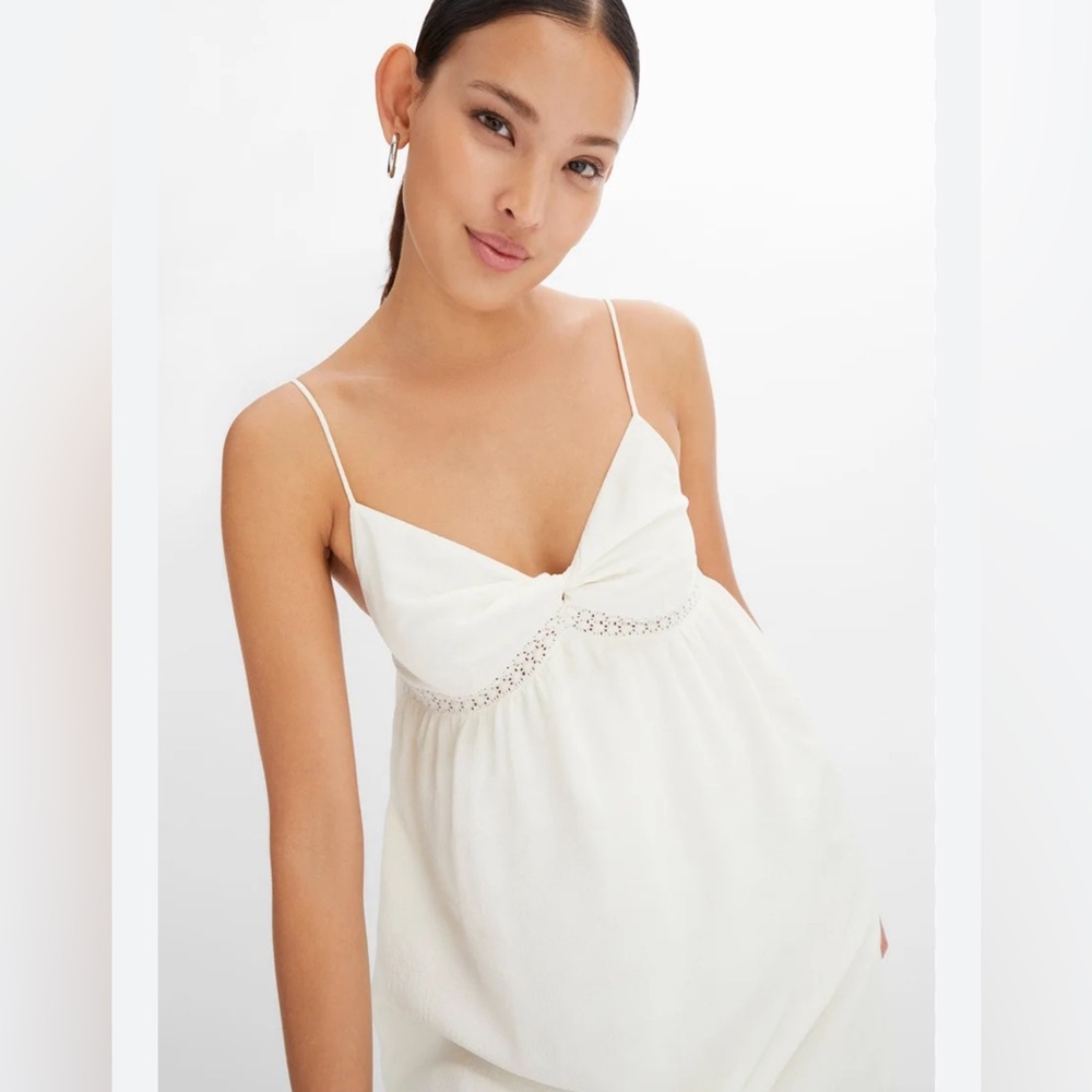 ZARA Lace Insert Mini Dress